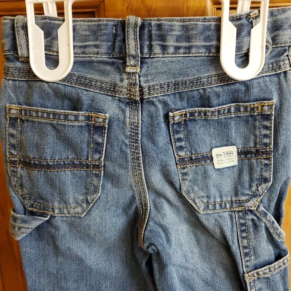 Children's Place Denim Jean 2T‎ Carpenter Pants Elastic Waist